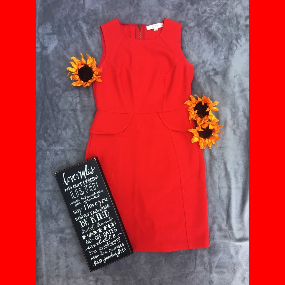 LOFT red dress
